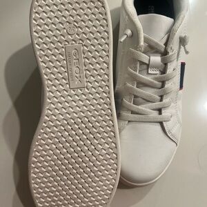 Geox Kids White Sneakers